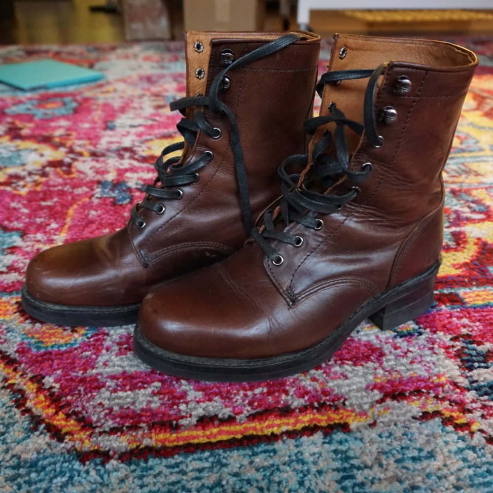 Frye Engineer Combat Boots